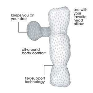 New Boppy Pregnancy Prenatal Pillow, Full Body Pillow Tummy Bump Support, Grey